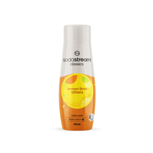 SodaStream Classics Lemon Lime 440ml Sparkling Soda Water Syrup Drink- Makes 9L