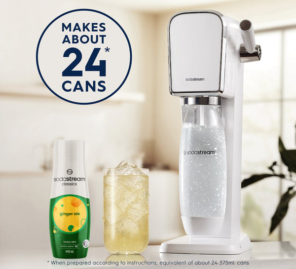 SodaStream Classics Ginger Ale 440ml Sparkling Soda Water Syrup Drink- Makes 9L