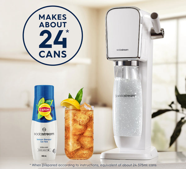 SodaStream 440ml Soda Mix Lipton Ice Tea Lemon Flavour Syrup- Makes About 9L Soda