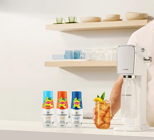 SodaStream 440ml Soda Mix Lipton Ice Tea Lemon Flavour Syrup- Makes About 9L Soda