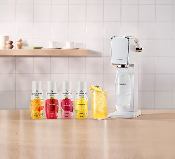 SodaStream Classics Zeroes Cranberry Raspberry 440ml Sparkling Soda Water Syrup Drink- Makes 9L