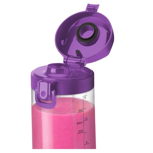 Nutribullet Portable Blender- USB Rechargeable/ Flip Top Lid- Purple