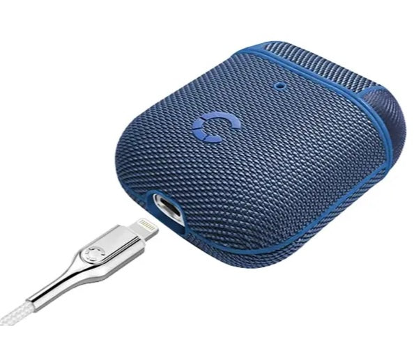Cygnett TekView Pod Protective Full Cover Charging Case For AirPods 1/ 2 - Navy Blue - Sydney Electronics
