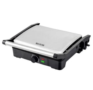 Maxim 4 Slice Stainless Steel Sandwich Press Maker- Grill/ Toast/ Toaster/ Heat