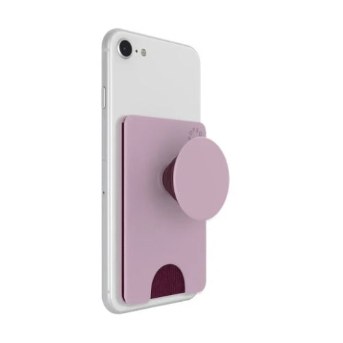 Popsockets Universal PopWallet+ Grip Phone Holder with Card Case Swappable Pink - Sydney Electronics