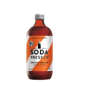 SodaStream 500ml Soda Press Summer Orange Syrup- 50% Less Sugar- Makes 16 Drinks