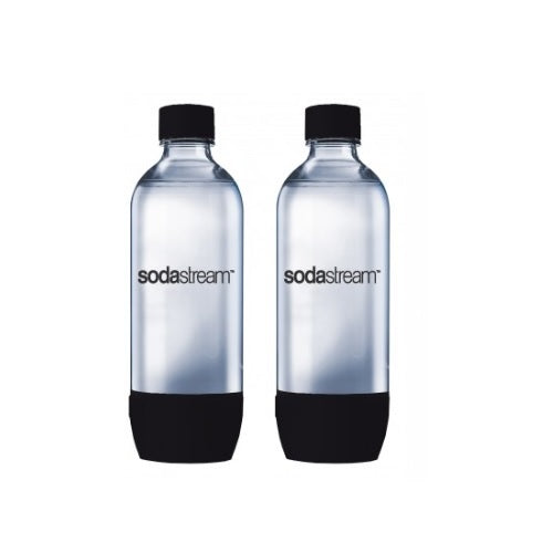 SodaStream 1L Carbonating Bottles Black Set Of 2 In Package - Sydney Electronics