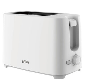 Tiffany 2 Slice White Toaster w/ Cool Touch & Removable Crumb Tray- T2SL - Sydney Electronics