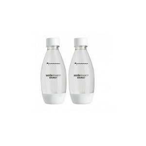 SodaStream 0.5L Carbonating Bottles White Set Of 2 In Package