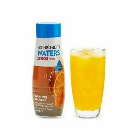 Sodastream Zeroes Orange Mango 440ml Syrup Drink Mix Syrup- Makes Up To 9L