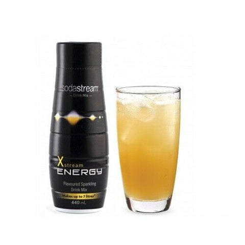 SodaStream Xstreme Energy 440ml Sparkling Soda Water Syrup Drink Mix- Makes 7L - Sydney Electronics