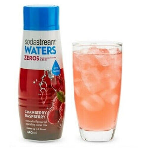 SodaStream Zeroes Cranberry Raspberry 440ml Syrup Drink Mix Syrup-Makes Up To 9L - Sydney Electronics
