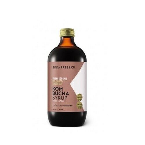 SodaStream Organic 500ml Soda Syrup Kombucha Probiotic Soda Press Mix- Low Sugar - Sydney Electronics