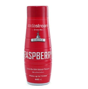 SodaStream Classics Raspberry 440ml Sparkling Soda Water Syrup Drink- Makes 9L - Sydney Electronics