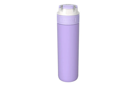 Kambukka 600mL Elton 3-in-1 Snapclean Stainless Steel Insulated Tumbler Travel Mug Water Bottle Lavender