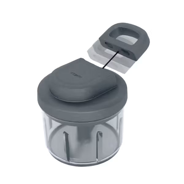 Zyliss Easy Pull Food Processor -Hand Powered Pull Design/ Chop/ Mix/ Blend