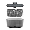 Zyliss Easy Spin Salad Spinner Large- Great For Preparing Veggies/ Foldable Handle Brake System