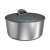Zyliss Easy Spin Salad Spinner Large Stainless Steel- Great For Preparing Veggies/ Foldable Handle Brake System
