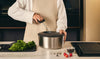 Zyliss Easy Spin Salad Spinner Large Stainless Steel- Great For Preparing Veggies/ Foldable Handle Brake System