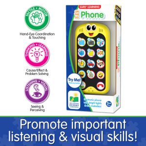 Ugames On The Go Kids Phone Toy Role Play- Promotes Listening/ Visual Skills/ Thinking & Learning