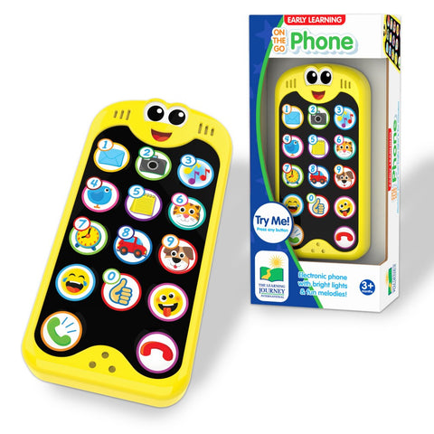 Ugames On The Go Kids Phone Toy Role Play- Promotes Listening/ Visual Skills/ Thinking & Learning