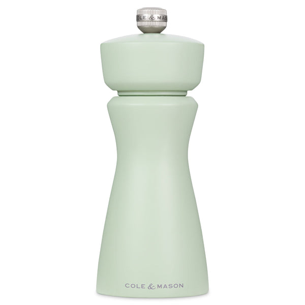 Cole & Mason Kenton 150mm Sage Salt or Pepper Mill- Dual- Use Functionality/ Adjustable Grind Size