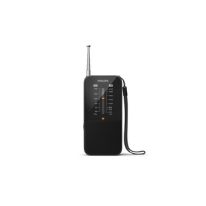 Philips Portable FM/AM Radio- Simple One- Handed Control/ Clear Sound TAR1509