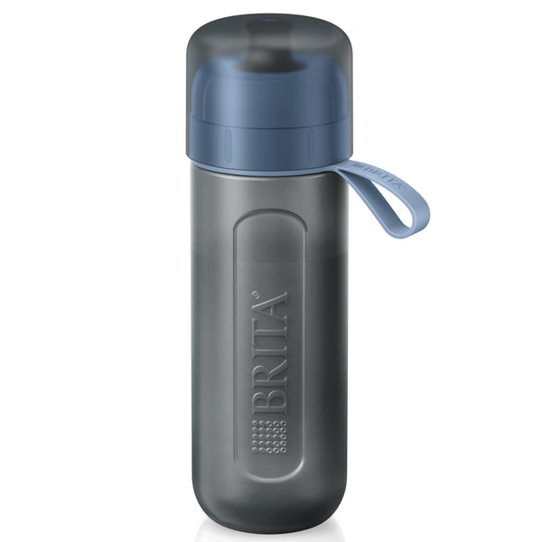 Active 600ml Water Filter Bottle – Reusable BPA-Free Sports Bottle with Built-In Filter for Clean, Great-Tasting Water On the Go – Blue