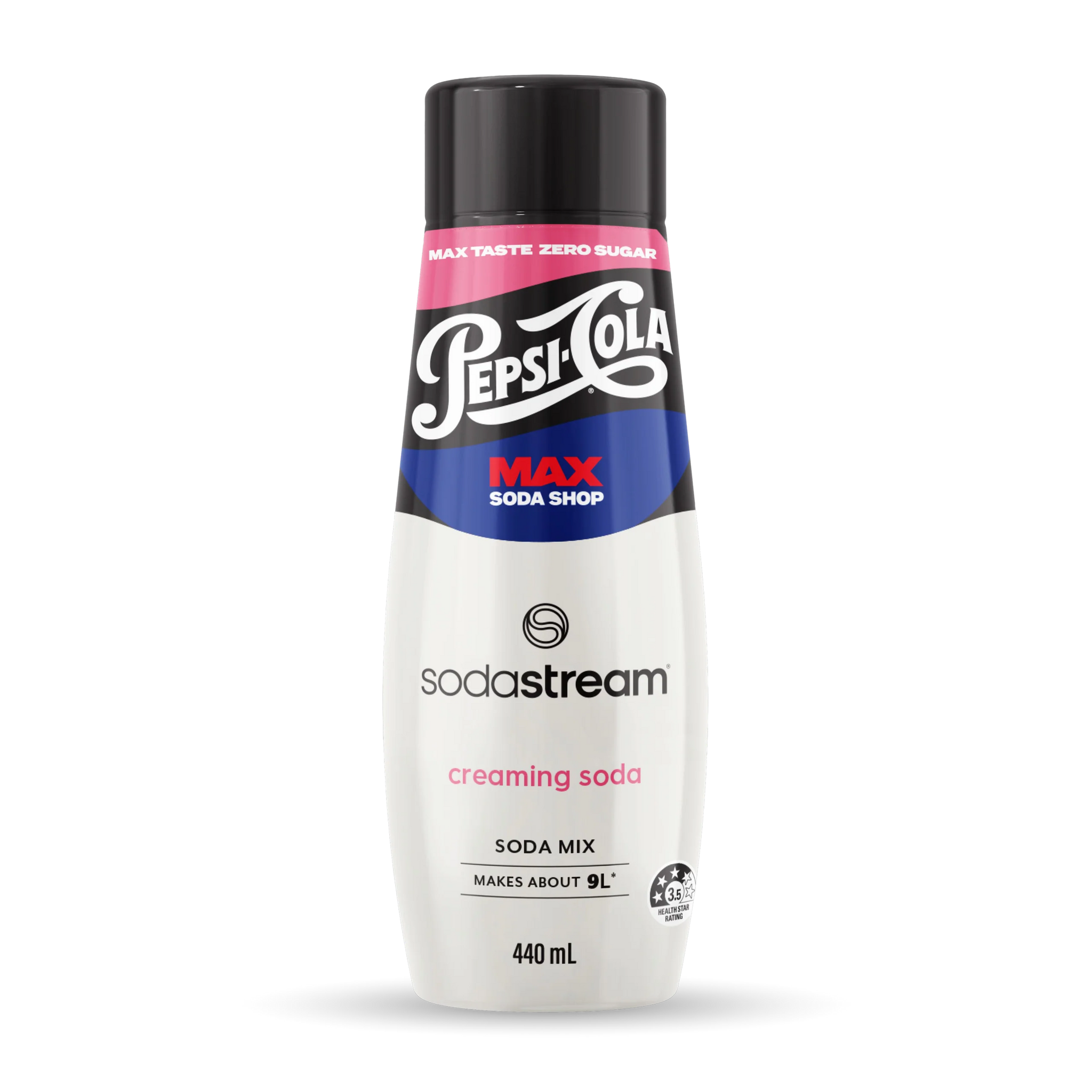SodaStream Concentrate Pepsi Max Creaming Soda Flavour 440ml Sparkling Soda Water Syrup
