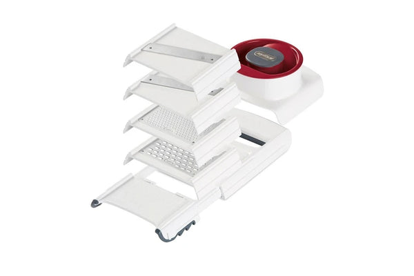 Zyliss 4-in-1 Slicer/ Grater- Perfect For Fruits Vegetables Kitchen Slicing/ Blade Mandoline