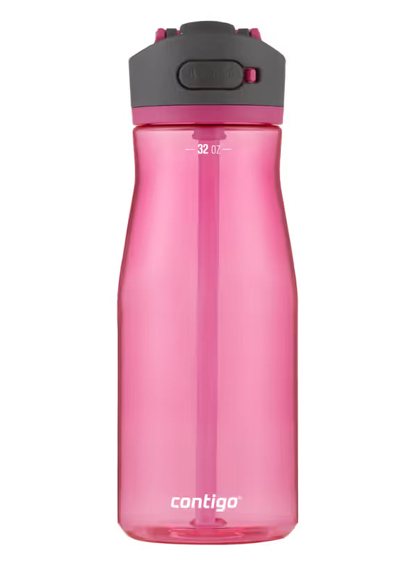 Contigo Ashland 2.0 Autospout 946ml Tritan Water Bottle- Leakproof/ Integrated Handle Dragon Fruit