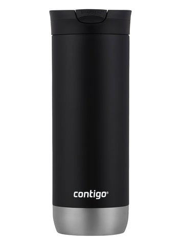 Contigo Huron Snapseal 473ml Insulated Travel Mug- Keep Drinks Hot/ Cold Black