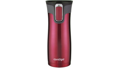Contigo AutoSeal West Loop 473ml Insulated Travel Mug- Keep Drinks Hot/ Cold Watermelon