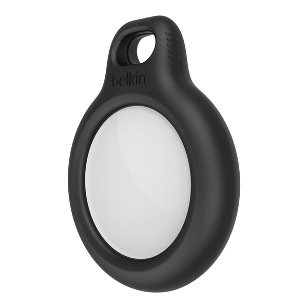 Belkin Secure Silicon Holder with Key Ring for AirTag- Black F8W973BTBLK