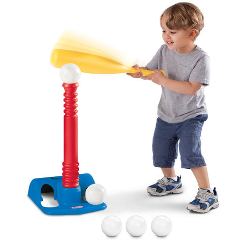 Little Tikes Tots Sports T- Ball Set For Kids Fun Play- Baseball/ Softball Game Bat Ball