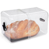 "Progressive ProKeeper+ Adjustable Bread Bin – Expandable Airtight Bread Box with Built-In Vent, Cutting Guide & Crumb Catcher – Keeps Bread, Buns & Baked Goods Fresh Longer