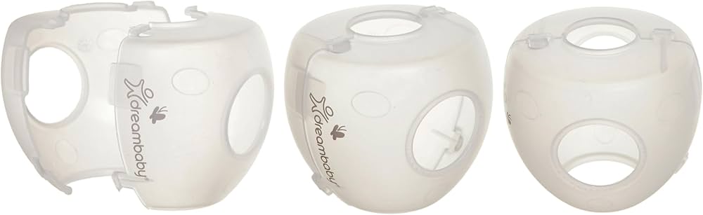 DreamBaby 3 Pack Door Knob Covers- Used In All Rooms/ Keep Little Ones Safe
