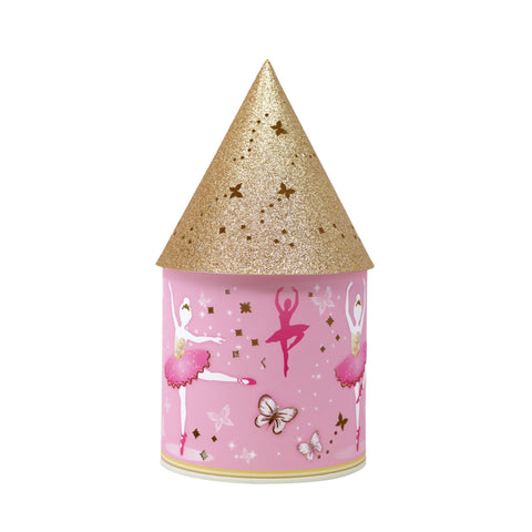 Pink & Gold Butterfly Ballet Colour Changing Lantern
