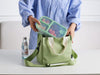 LocknLock Compact Insulated Mini Lunch Tote Bag with Adjustable Shoulder Strap – Side Pockets/ Stylish & Convenient
