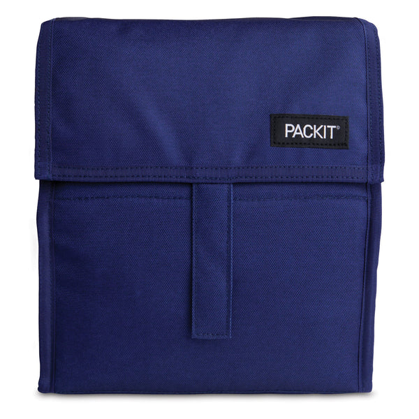 PackIt Classic Freezable Lunch Box Cooler- Top Load Design Lunchbox True Blue