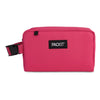 PackIt Freezable Snack Lunch Box Cooler Magenta- Freezes Overnight/ Collapses Flat/ Allows For Carrying