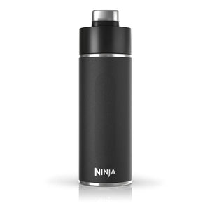 Ninja Thirsti 530ml Insulated Insulated Tumbler Travel Mug Water Bottle- Leak-Resistant/ Dual- Wall Protection Stylish Black