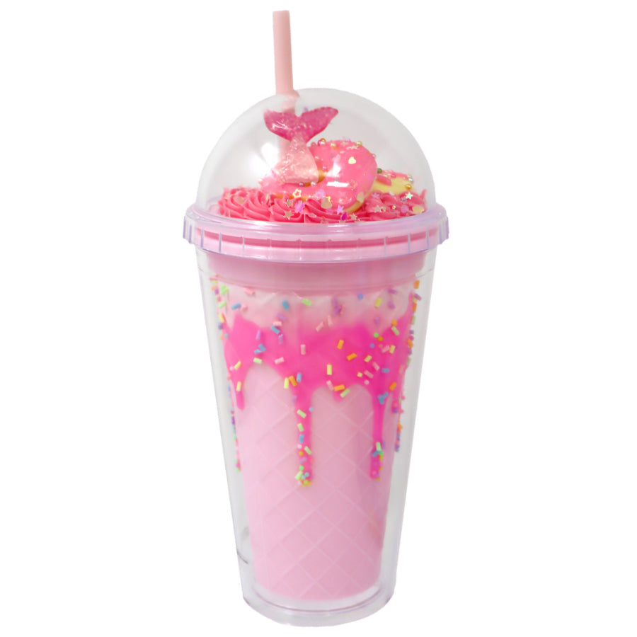 Pink Poppy Kids Drinking Sipping Cup Mermaid Pink- Perfect For Kids School/ Party/ Everyday Use