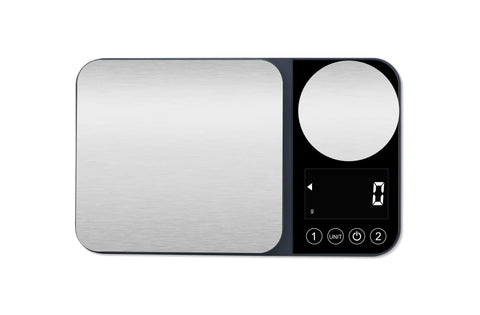 Cuisena 2 in 1 Digital Scale 5kg -Dual Functionality/ Stainless Steel Silver