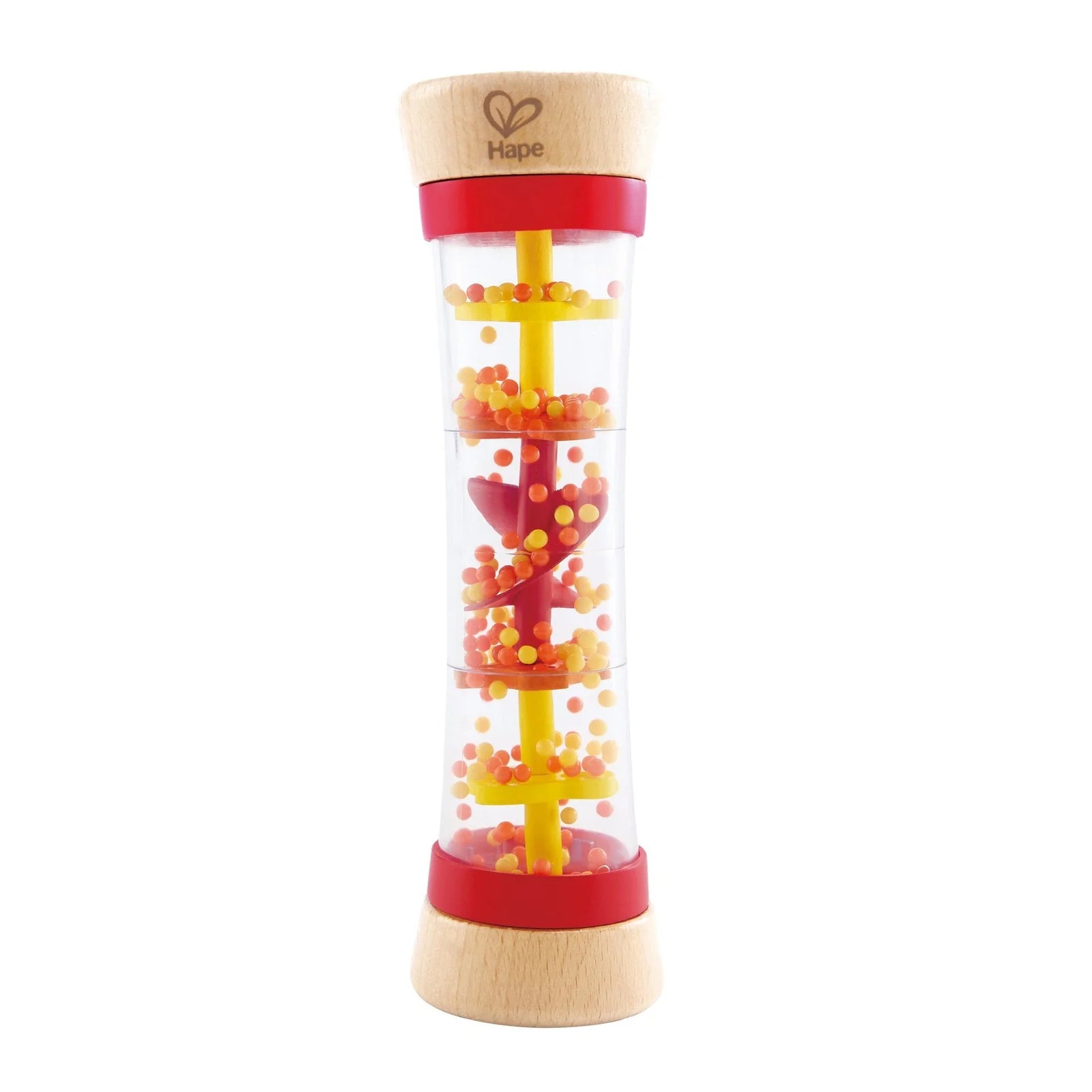 HAPE WOODEN MUSICAL SHAKE & RATTLE RAINMAKER  KIDS MUST HAVE TOE TAPPING & HAPPY HANDS