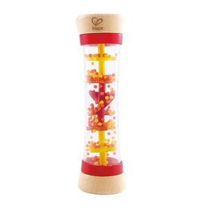 HAPE WOODEN MUSICAL SHAKE & RATTLE RAINMAKER  KIDS MUST HAVE TOE TAPPING & HAPPY HANDS