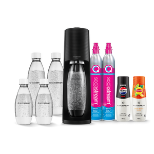 SodaStream Jet Starter Pack White Home Soft Fizzy Drink Sparkling Water Maker