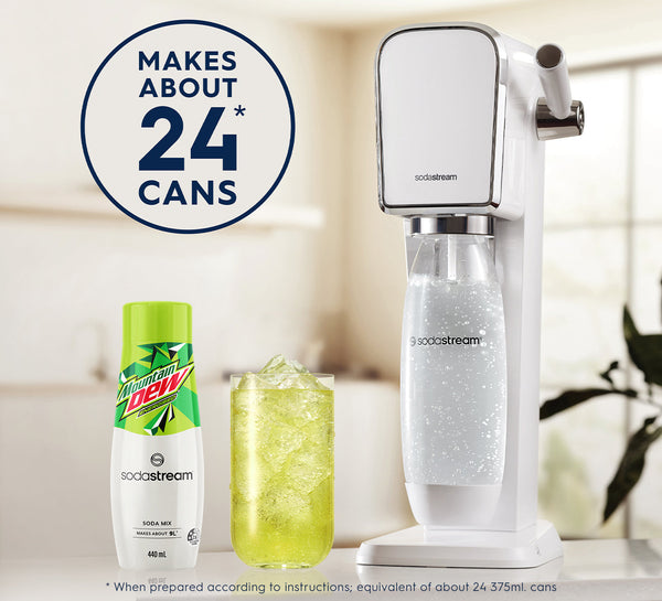 SodaStream Soda Mix Mountain Dew Syrup - Makes About 9L