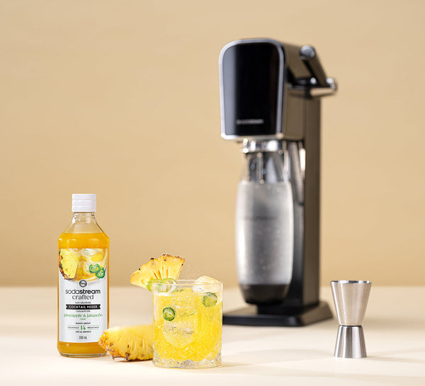 SodaStream Pineapple & Jalapeño Non-Alcoholic Cocktail Infusion Cocktail Infusion Drink Mix Syrup- 330mL Makes About 14 Cocktails/ Mocktails