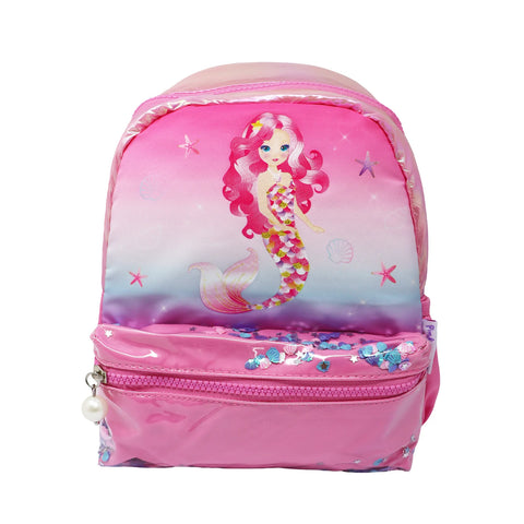 Pink Poppy Mermazing Mermaid Kids Backpack- Designed For Style/ Function/ Perfect For School/ Family Travel